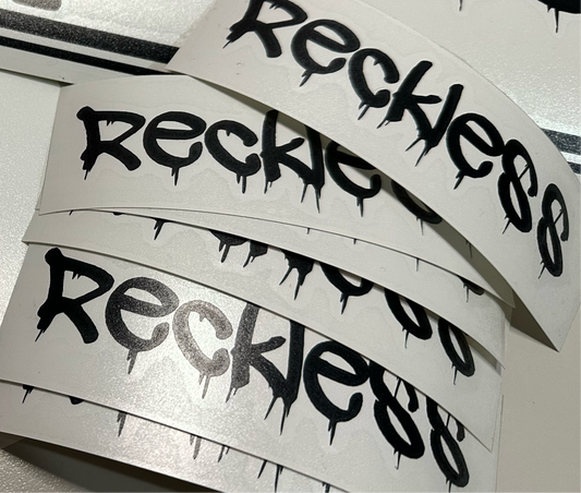 Reckless Decals 4 Count